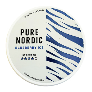 pure nordic blueberry nikotiinipussit