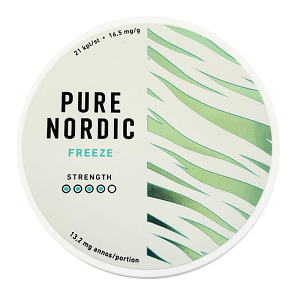 pure nordic freeze nikotiinipussit