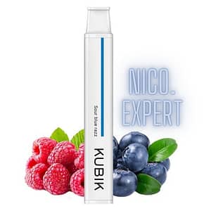 kubik vape sour blue raz